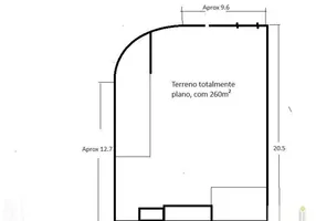 Foto 1 de Lote/Terreno à venda, 260m² em Campo Limpo, São Paulo