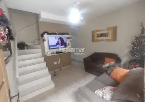 Foto 1 de Casa de Condomínio com 2 Quartos à venda, 75m² em Vila Margarida, São Vicente