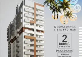 Foto 1 de Apartamento com 2 Quartos à venda, 63m² em Maracanã, Praia Grande