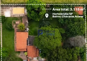 Foto 1 de Lote/Terreno à venda, 3115m² em Chácaras Acaraí, Hortolândia