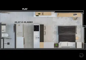 Foto 1 de Apartamento com 1 Quarto à venda, 33m² em Trindade, Florianópolis