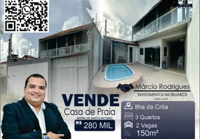 Foto 1 de Casa com 3 Quartos à venda, 150m² em Ilha da Croa, Barra de Santo Antônio