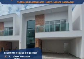 Foto 1 de Casa de Condomínio com 3 Quartos à venda, 154m² em Chácaras Alto da Glória, Goiânia