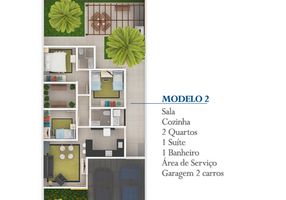 Foto 1 de Casa de Condomínio com 2 Quartos à venda, 70m² em Jardim Alpino, Catanduva
