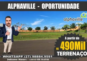 Foto 1 de Lote/Terreno à venda, 550m² em Alphaville Jacuhy, Serra