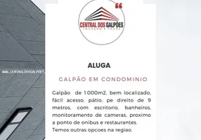 Foto 1 de Galpão/Depósito/Armazém para alugar, 1000m² em Centro, Maringá