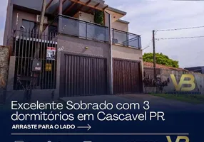 Foto 1 de Sobrado com 3 Quartos à venda, 120m² em Coqueiral, Cascavel