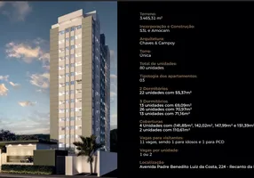 Foto 1 de Apartamento com 3 Quartos à venda, 70m² em Condominio Recanto da Baronesa, São José dos Campos