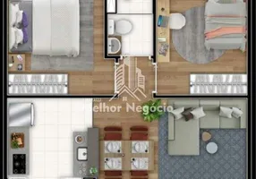 Foto 1 de Apartamento com 2 Quartos à venda, 39m² em Pompéia, Piracicaba