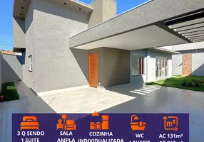 Foto 1 de Casa com 3 Quartos à venda, 131m² em Parque dos Novos Estados, Campo Grande