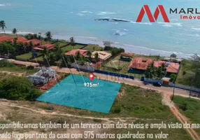 Foto 1 de Lote/Terreno à venda, 975m² em Praia de Caraubas, Maxaranguape