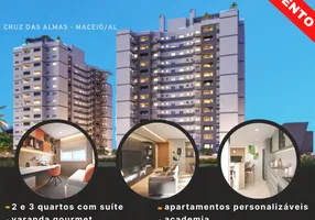 Foto 1 de Apartamento com 2 Quartos à venda, 55m² em Jacarecica, Maceió