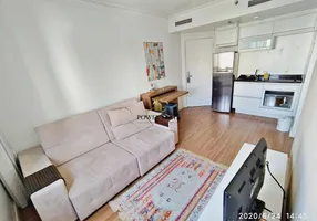 Foto 1 de Flat com 1 Quarto para alugar, 45m² em Moema, São Paulo