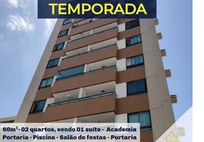 Foto 1 de Apartamento com 2 Quartos para alugar, 60m² em Cabo Branco, João Pessoa