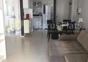 Foto 1 de Flat com 1 Quarto para alugar, 57m² em Campo Belo, São Paulo