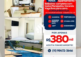 Foto 1 de Apartamento com 3 Quartos à venda, 66m² em Vila da Oportunidade, Carapicuíba