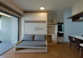 Foto 1 de Flat com 1 Quarto para alugar, 43m² em Brooklin, São Paulo