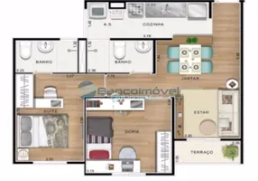 Foto 1 de Apartamento com 2 Quartos à venda, 58m² em Jardim Dulce, Sumaré