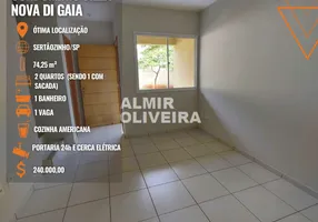 Foto 1 de Casa de Condomínio com 2 Quartos à venda, 74m² em Jardim Eldorado, Sertãozinho