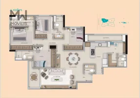 Foto 1 de Apartamento com 4 Quartos à venda, 138m² em Jundiai, Anápolis