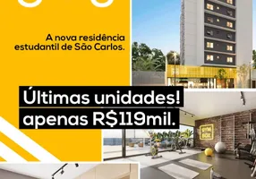 Foto 1 de Apartamento com 1 Quarto à venda, 21m² em Parque Arnold Schimidt, São Carlos