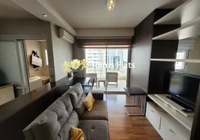 Foto 1 de Flat com 1 Quarto para alugar, 51m² em Brooklin, São Paulo