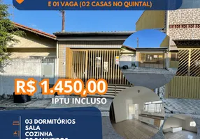 Foto 1 de Casa com 3 Quartos para alugar, 80m² em Jardim Santa Cecília, Guarulhos