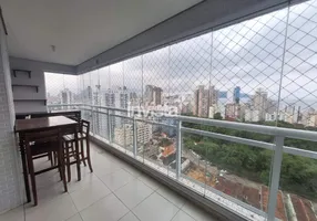 Foto 1 de Apartamento com 3 Quartos para alugar, 98m² em Marapé, Santos