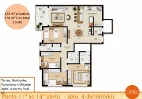 Foto 1 de Apartamento com 4 Quartos à venda, 123m² em Barreiros, São José