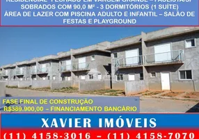 Foto 1 de Casa de Condomínio com 3 Quartos para venda ou aluguel, 90m² em Casa Blanca, Vargem Grande Paulista