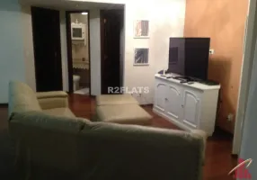 Foto 1 de Flat com 3 Quartos para alugar, 130m² em Moema, São Paulo