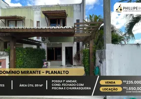 Foto 1 de Casa com 2 Quartos para alugar, 89m² em Planalto, Natal