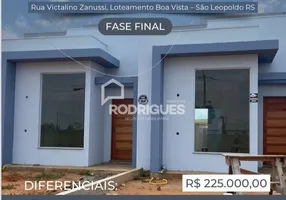 Foto 1 de Casa com 2 Quartos à venda, 53m² em Boa Vista, São Leopoldo