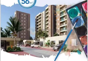 Foto 1 de Apartamento com 2 Quartos à venda, 56m² em Loteamento Vila Indaia, Caraguatatuba