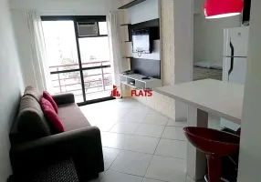 Foto 1 de Flat com 1 Quarto para alugar, 35m² em Moema, São Paulo