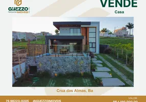 Foto 1 de Casa de Condomínio com 3 Quartos à venda, 220m² em Centro, Cruz das Almas