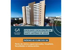 Foto 1 de Apartamento com 2 Quartos para alugar, 64m² em Sao Cristovao, Santo Antônio de Jesus