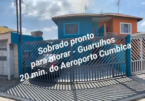 Foto 1 de Sobrado com 3 Quartos à venda, 149m² em Jardim Santa Mena, Guarulhos