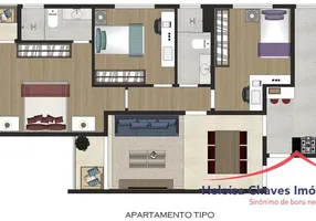 Foto 1 de Apartamento com 3 Quartos à venda, 87m² em Europa, Contagem