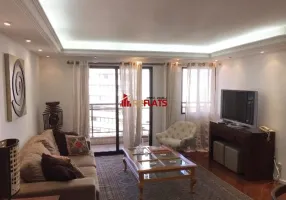 Foto 1 de Flat com 3 Quartos para alugar, 130m² em Moema, São Paulo