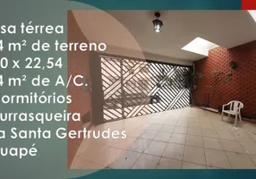 Foto 1 de Casa com 2 Quartos à venda, 144m² em Tatuapé, São Paulo