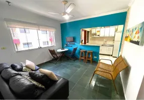 Foto 1 de Apartamento com 1 Quarto à venda, 45m² em Tombo, Guarujá