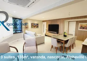 Foto 1 de Apartamento com 3 Quartos à venda, 135m² em Alphaville I, Salvador