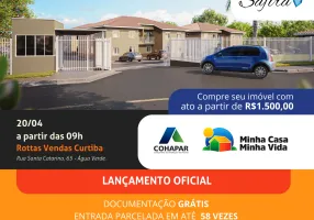 Foto 1 de Apartamento com 2 Quartos à venda, 44m² em Campo Largo da Roseira, São José dos Pinhais