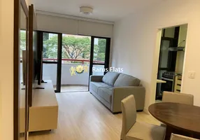 Foto 1 de Flat com 1 Quarto para alugar, 48m² em Brooklin, São Paulo