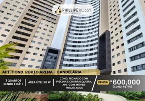 Foto 1 de Apartamento com 3 Quartos à venda, 98m² em Candelária, Natal