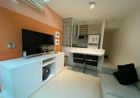 Foto 1 de Flat com 1 Quarto para alugar, 50m² em Moema, São Paulo