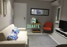 Foto 1 de Flat com 1 Quarto à venda, 45m² em Pompeia, Santos