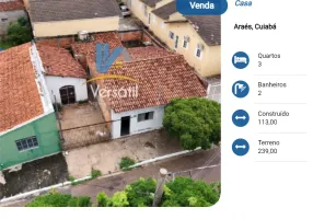 Foto 1 de Casa com 3 Quartos à venda, 239m² em Araés, Cuiabá