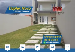 Foto 1 de Sobrado com 3 Quartos à venda, 110m² em Pedras, Fortaleza